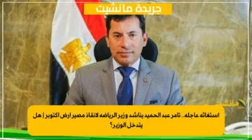 استغاثة عاجلة.. تامر عبد الحميد يناشد وزير الرياضة لإنقاذ مصير أرض أكتوبر هل يتدخل الوزير؟ 1